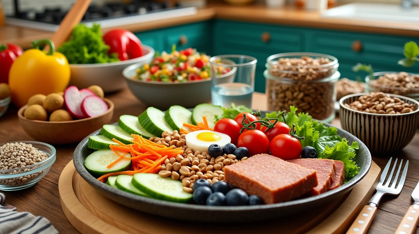 Best fitness meals showcasing lean protein, vegetables, and complex carbohydrates.
