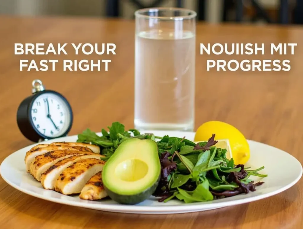 How much weight do you lose from fasting: Clean post-fast meal promoting fat loss